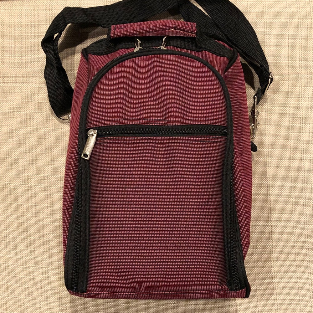 Burgundy Insulated Wine Picnic bag